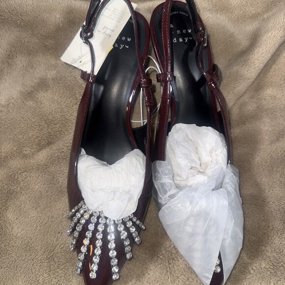 a new day Shoes - Women Serafina Heels with Memory Foam Insole - A New Day Dark Size 9 2” Heel